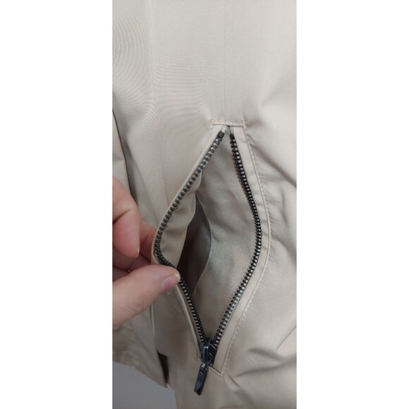 Appleseed's Women's Size Medium Jacket Coat Full Zipper Beige Cream Bone - Picture 4 of 16